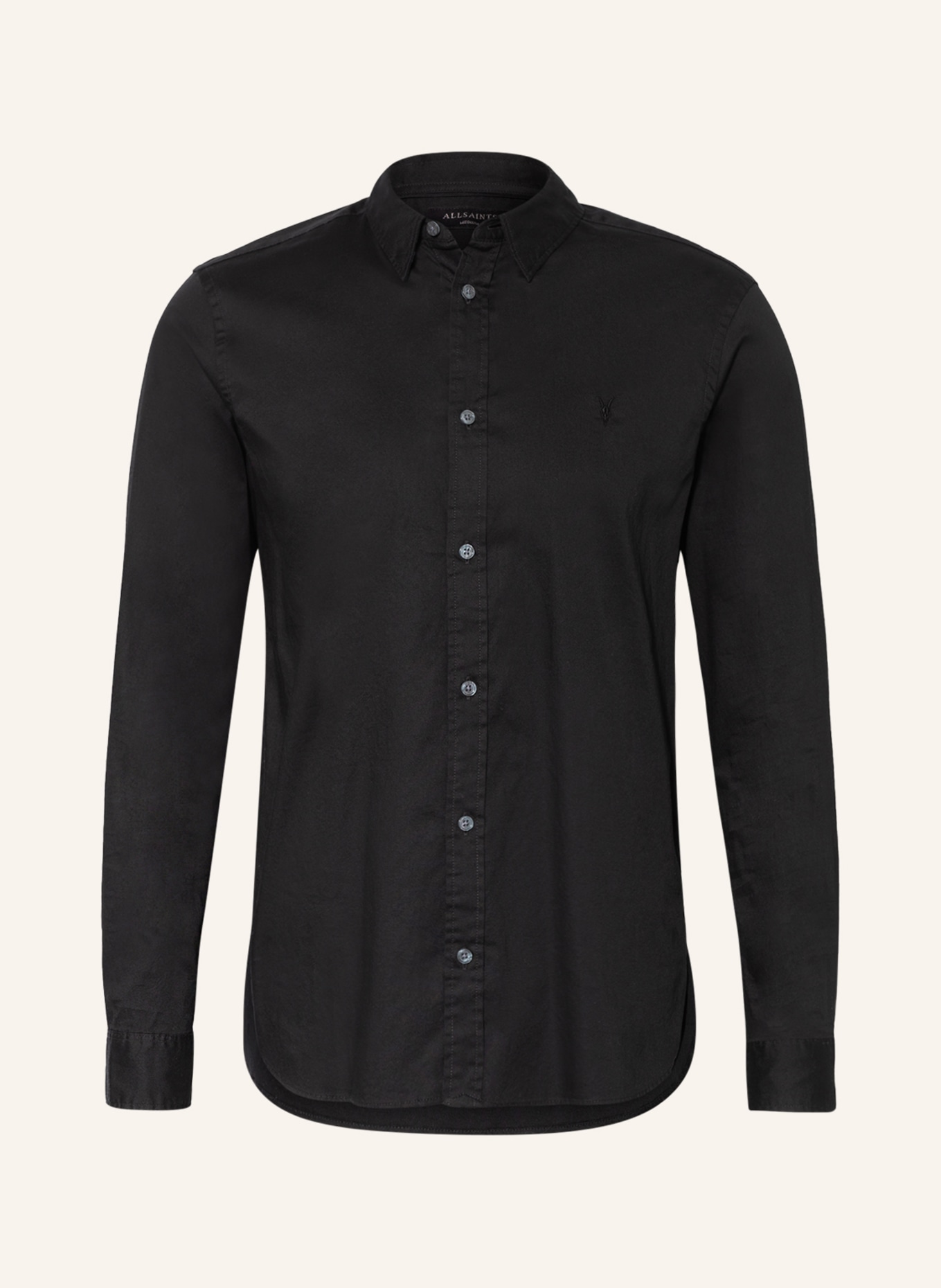 ALLSAINTS Shirt HAWTHORNE slim fit, Color: BLACK (Image 1)