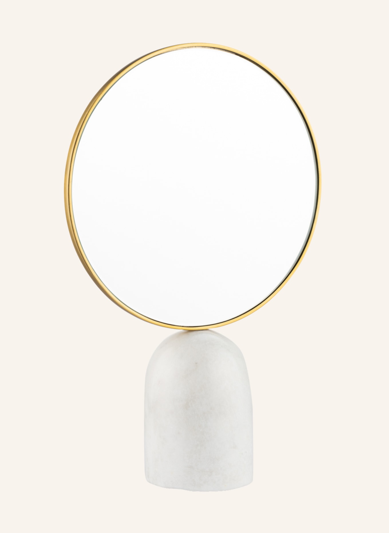 POLSPOTTEN Mirrors, Color: WHITE/ GOLD (Image 1)