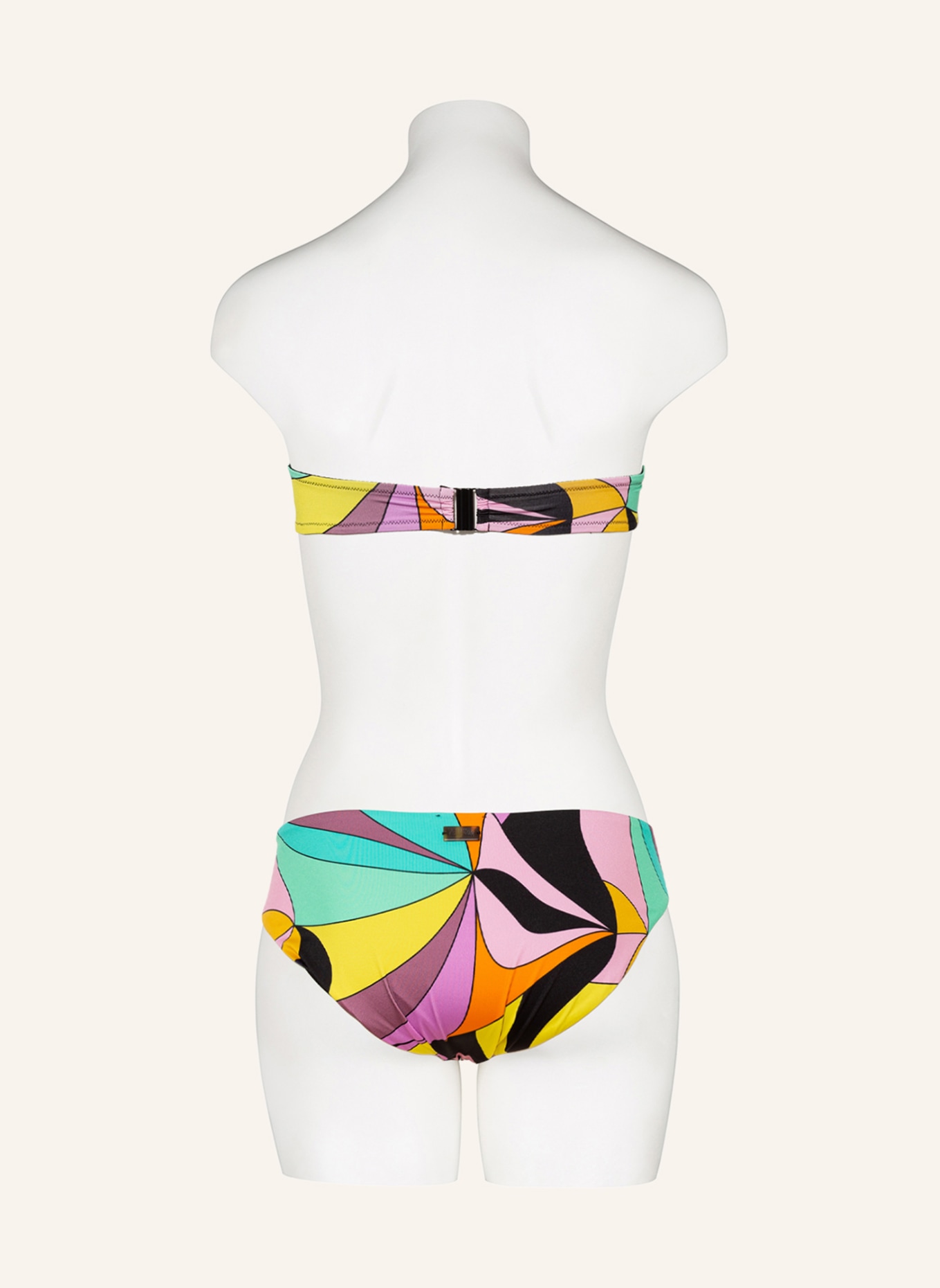 VILEBREQUIN Basic-Bikini-Hose INVISIBLE FISH LOON, Farbe: SCHWARZ/ LILA/ GELB (Bild 3)