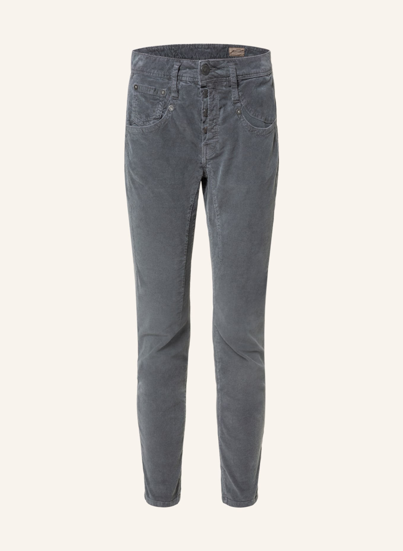 Herrlicher 7/8 corduroy trousers SHYRA, Color: GRAY(Image null)