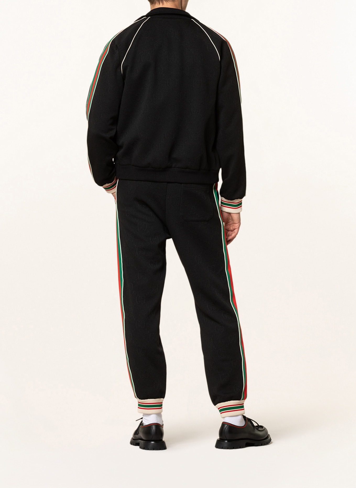 GUCCI Training jacket GG with tuxedo stripes, Color: BLACK (Image 3)