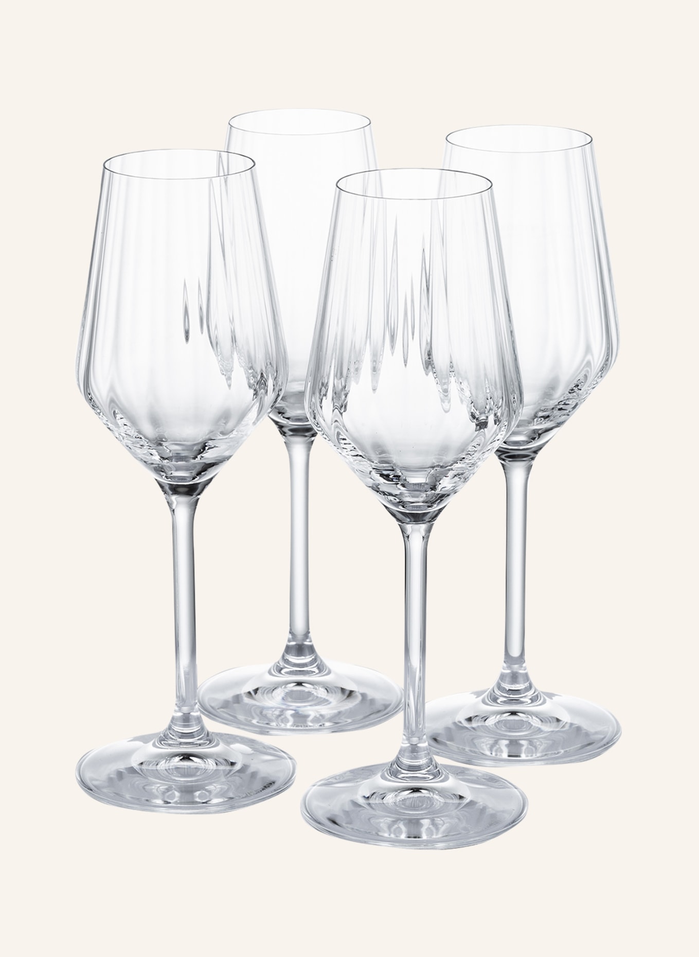 SPIEGELAU 4er-Set Champagnergläser, Farbe: WEISS (Bild 1)