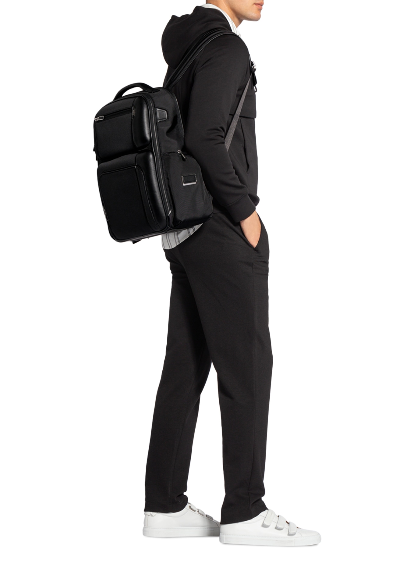TUMI Backpack ARRIVÉ BONN with laptop compartment, Color: BLACK (Image 4)