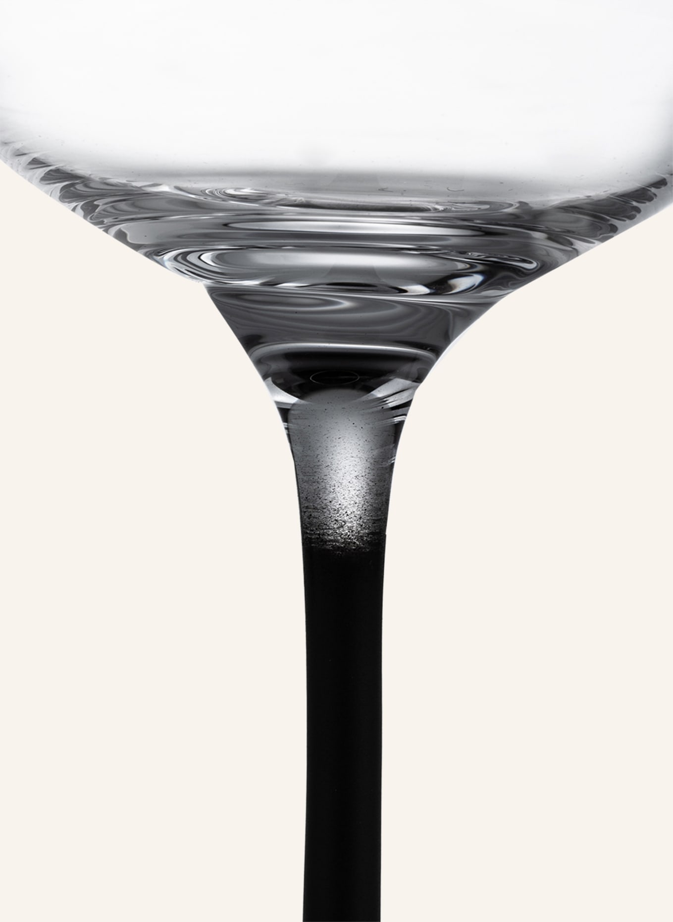 Villeroy & Boch Set of 4 wine glasses MANUFACTURE ROCK, Color: BLACK/ WHITE (Image 2)