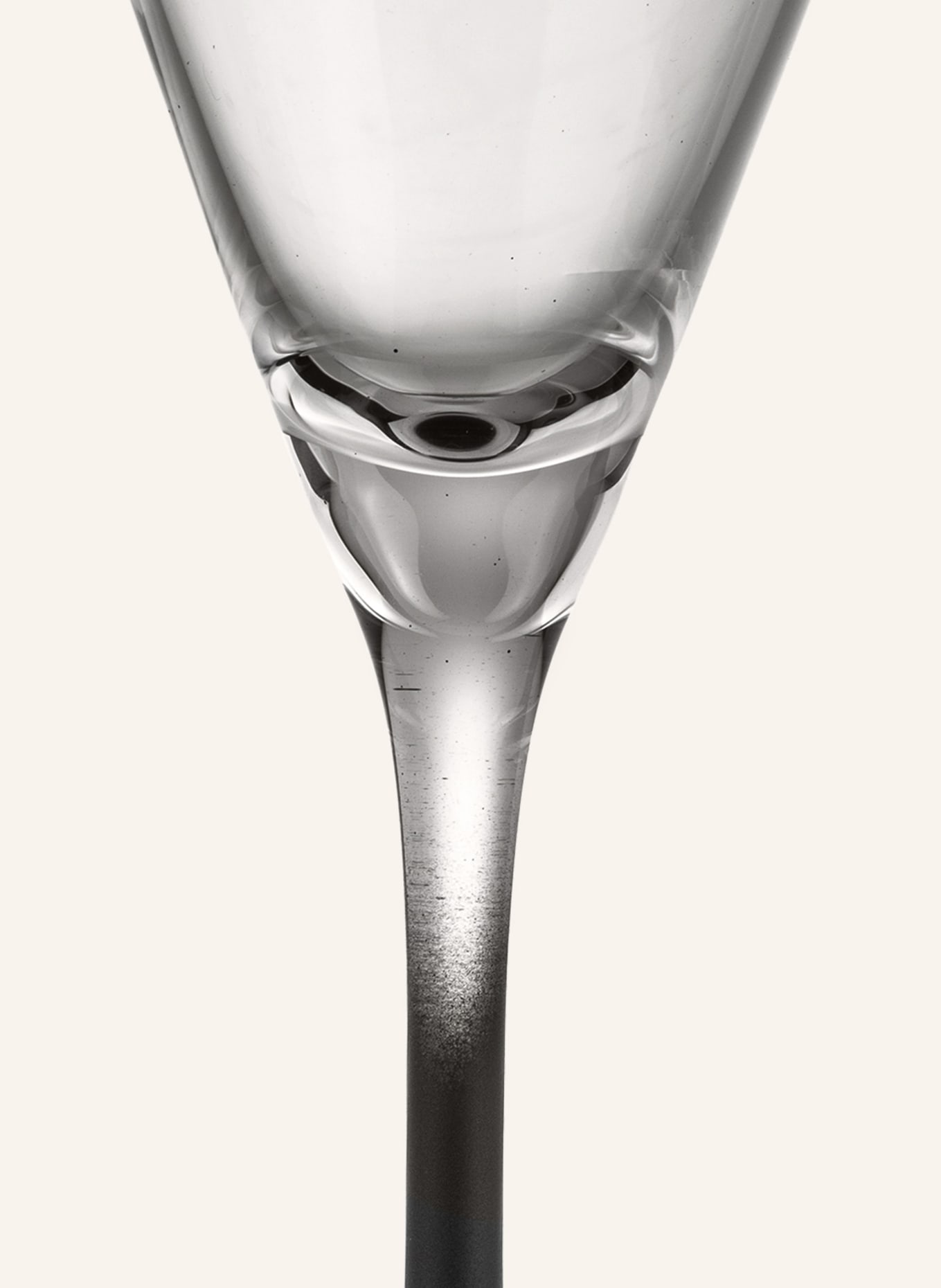 Villeroy & Boch Set of 4 champagne glasses MANUFACTURE ROCK, Color: BLACK/ WHITE (Image 2)