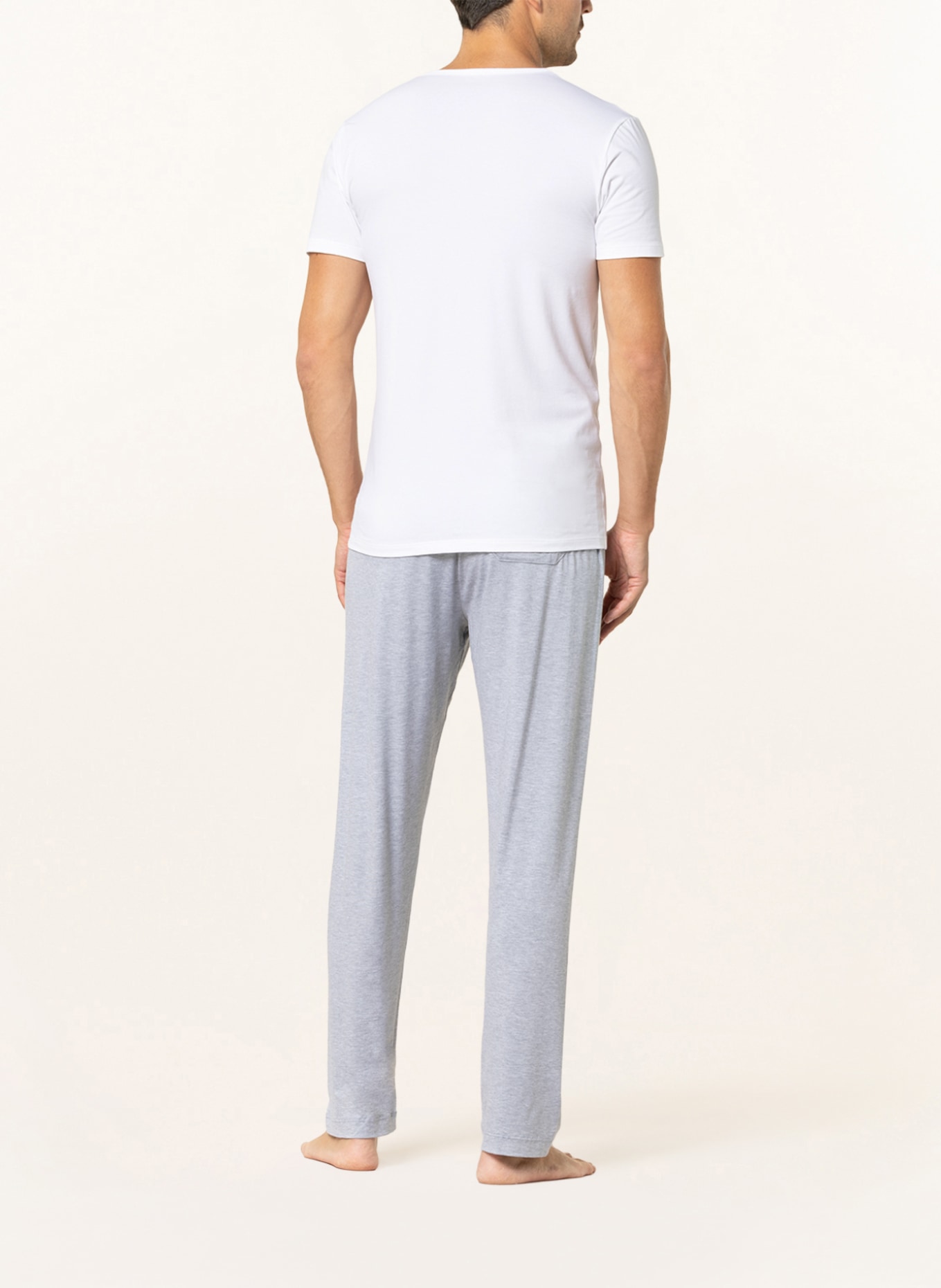 mey Pajama shirt series RE:THINK, Color: WHITE (Image 3)