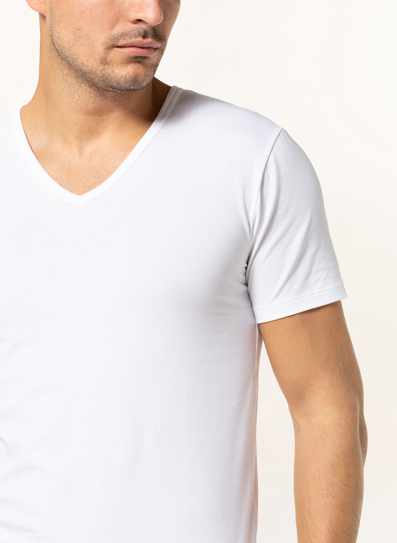 mey Pajama shirt series RE:THINK, Color: WHITE (Image 4)
