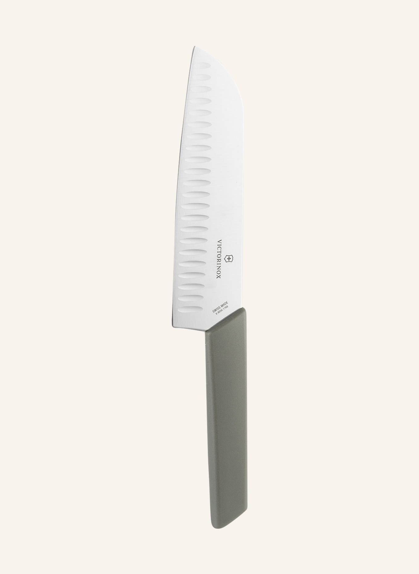 VICTORINOX Santokumesser mit Kullen , Farbe: GRAU/ SILBER (Bild 1)