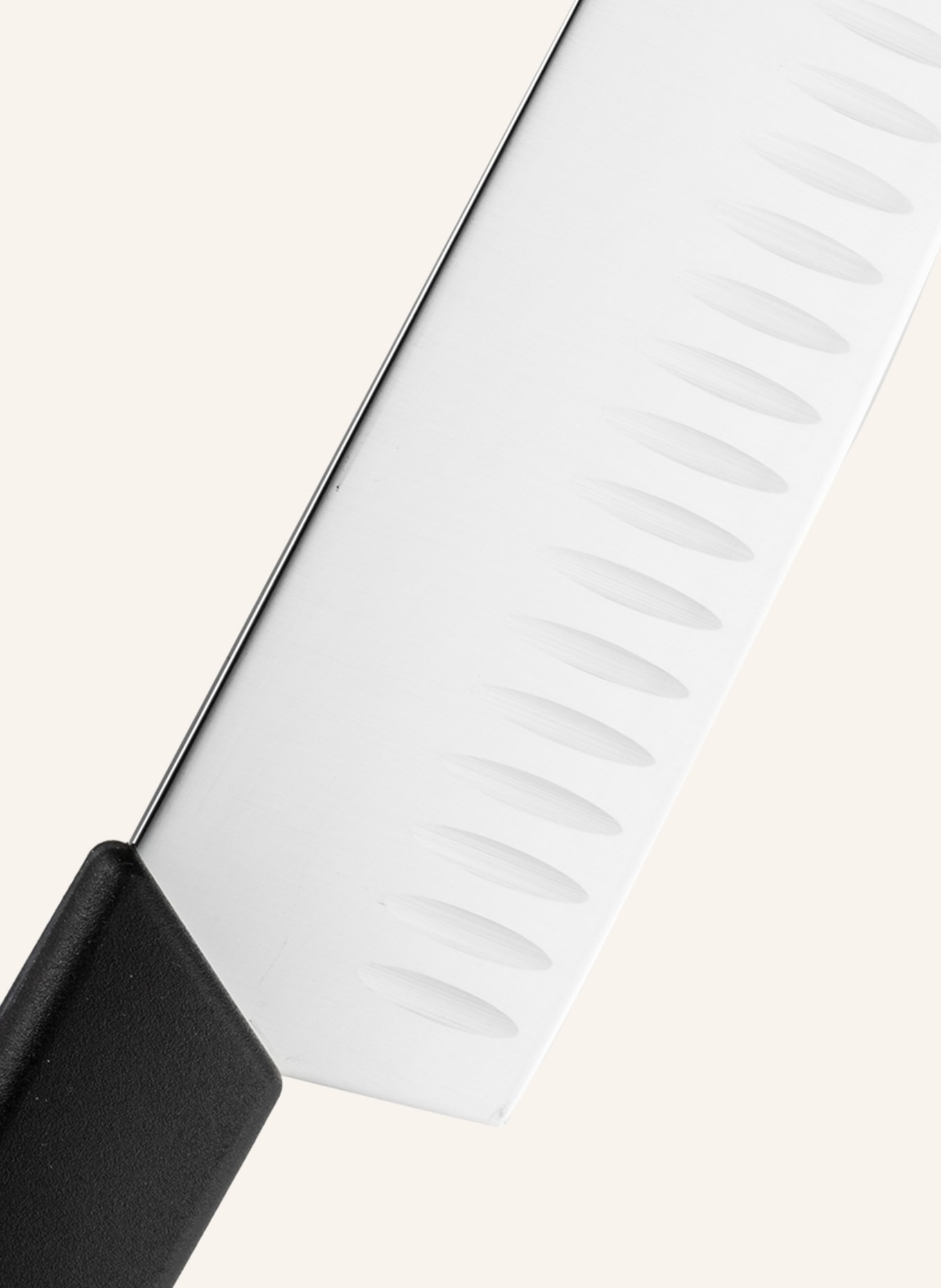 VICTORINOX Santoku knife with fluted edge , Color: BLACK/ SILVER (Image 2)