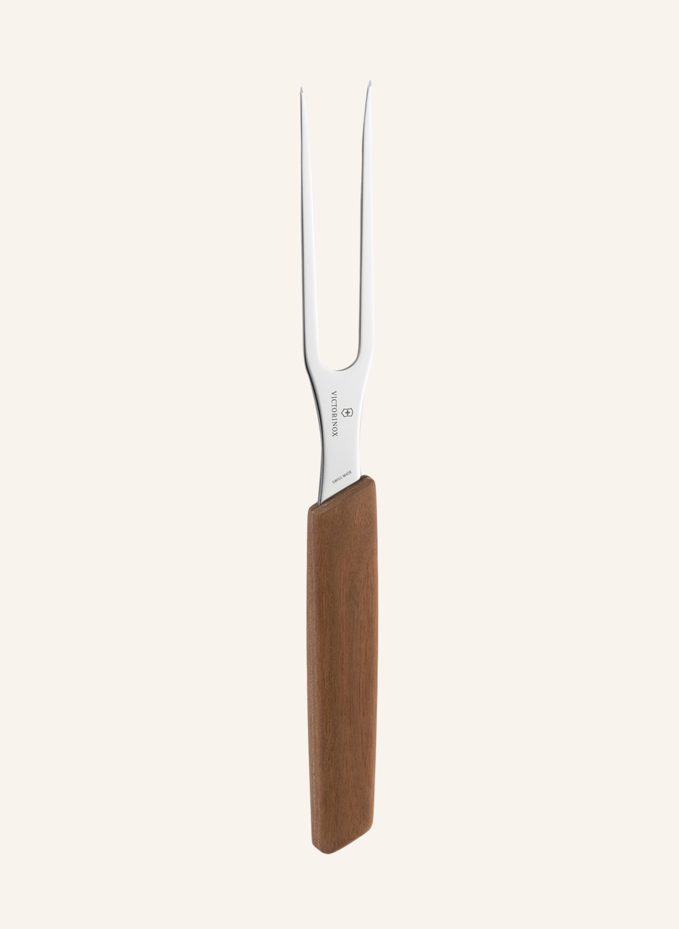 VICTORINOX Carving fork, Color: BROWN/ SILVER (Image 1)