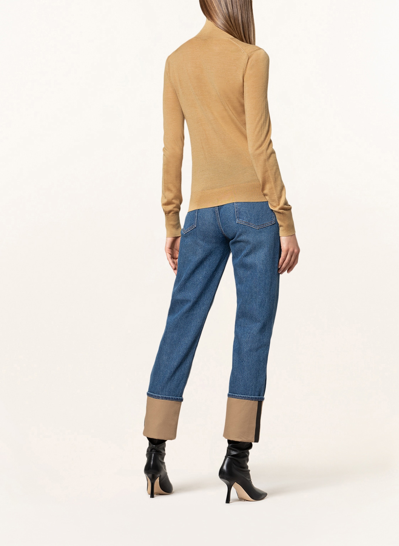 BURBERRY Turtleneck sweater MARENA, Color: CAMEL (Image 3)