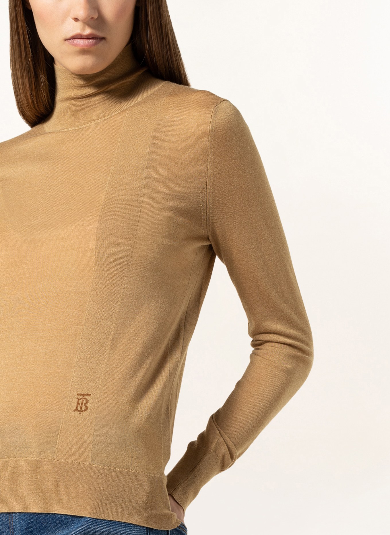 BURBERRY Turtleneck sweater MARENA, Color: CAMEL (Image 4)