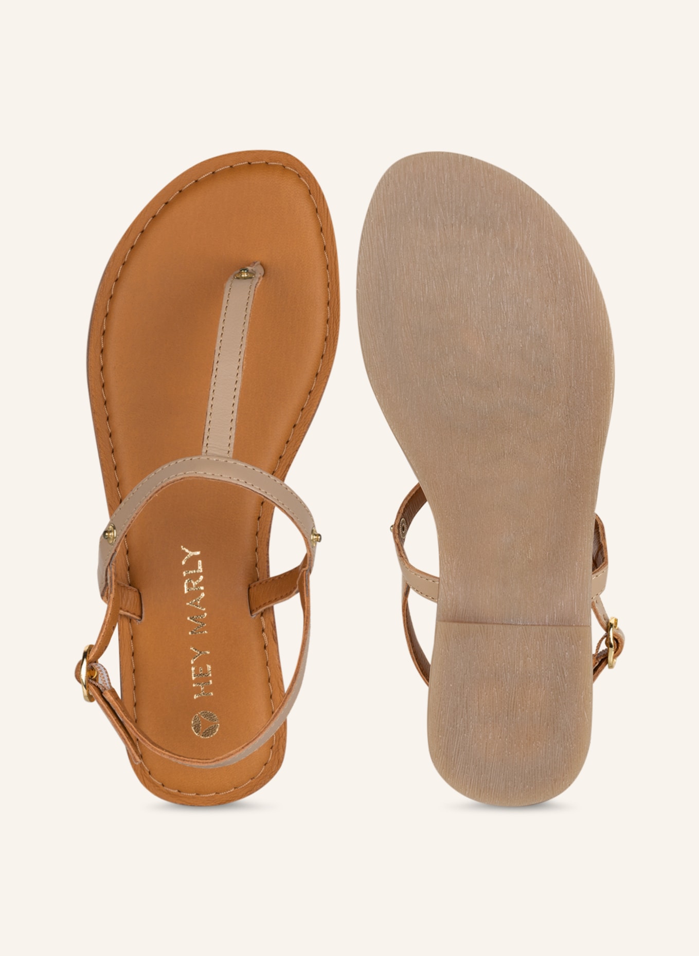 HEY MARLY Sandal base CLASSIC, Color: BEIGE (Image 5)