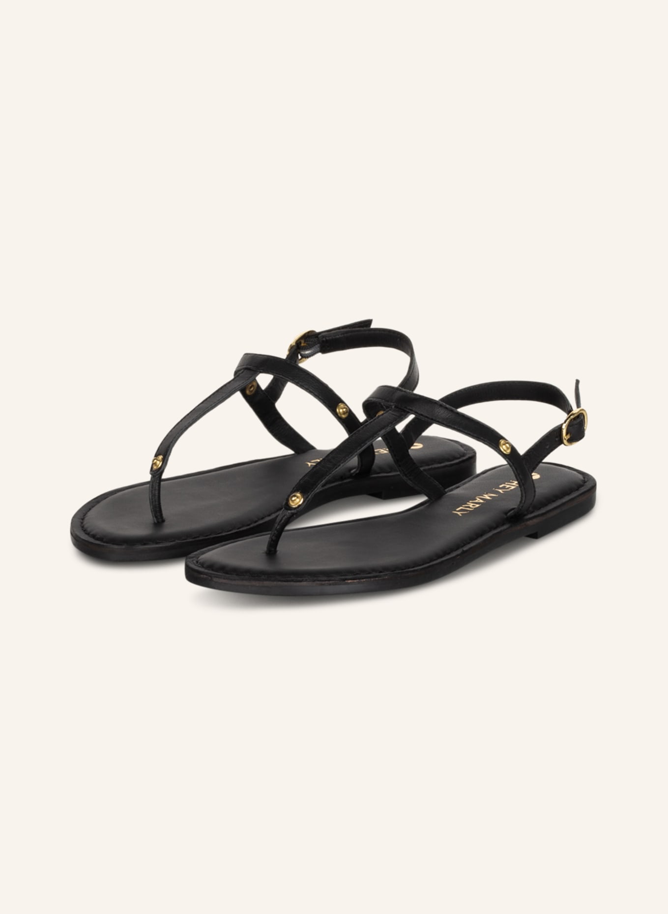 HEY MARLY Sandal base CLASSIC, Color: BLACK (Image 1)