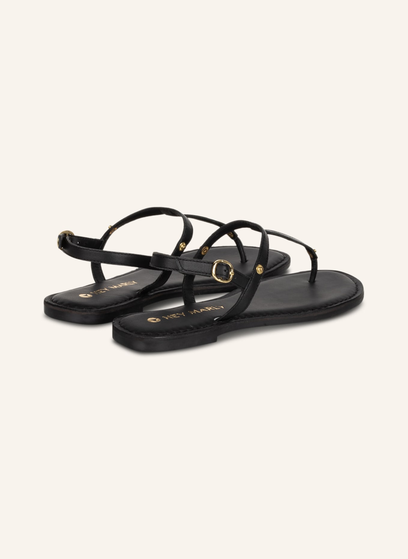 HEY MARLY Sandal base CLASSIC, Color: BLACK (Image 2)