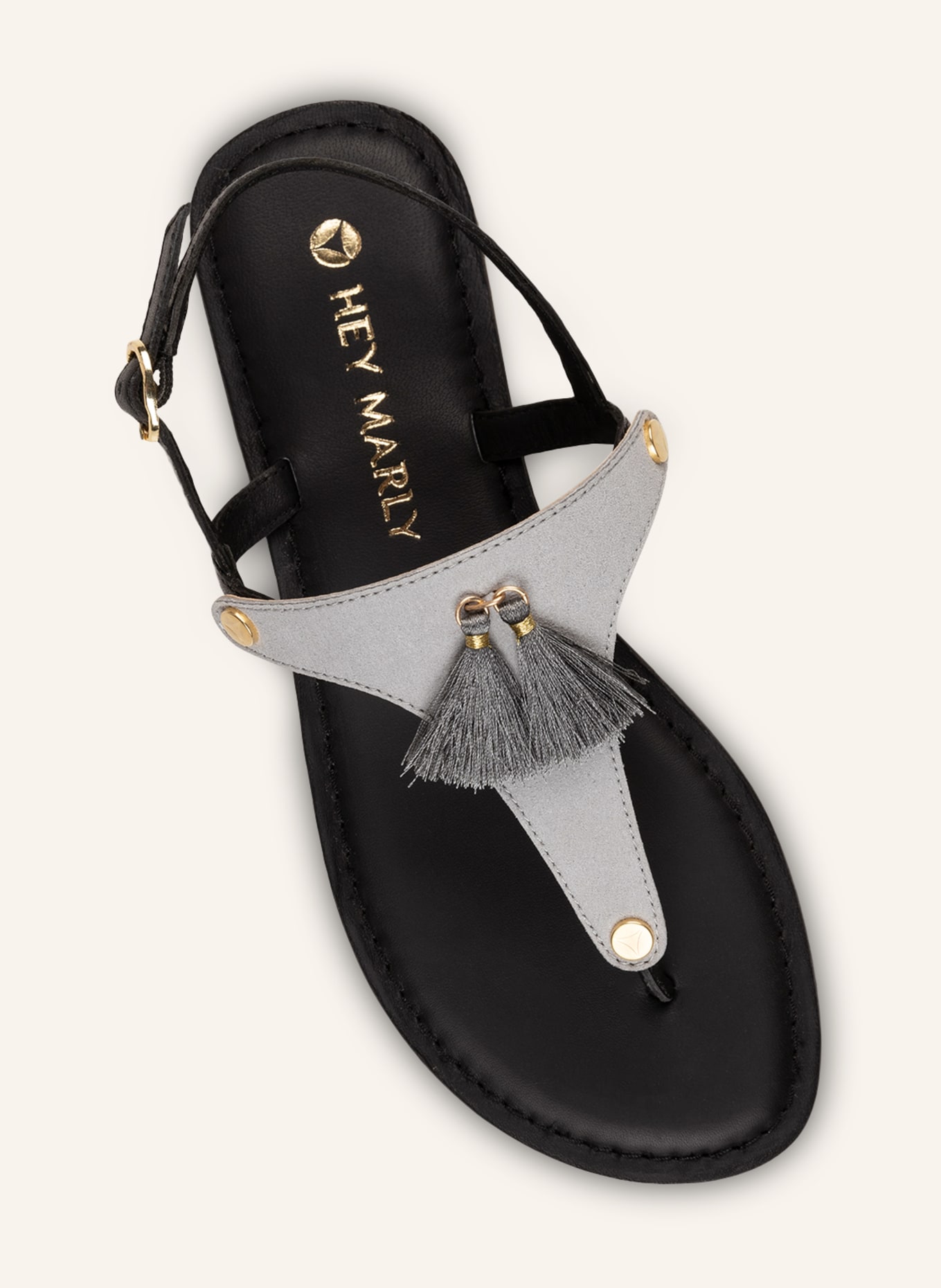 HEY MARLY Sandal base CLASSIC, Color: BLACK (Image 6)