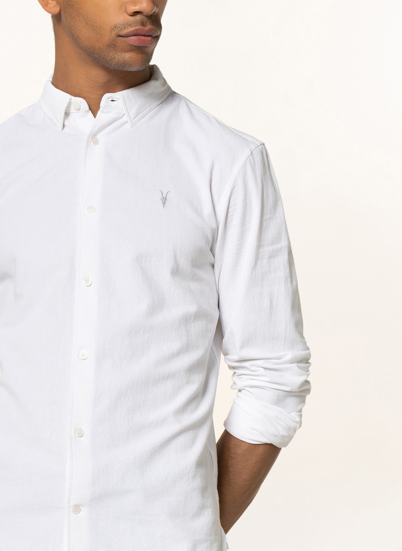 ALLSAINTS Hemd LOVELL Regular Fit, Farbe: WEISS (Bild 4)