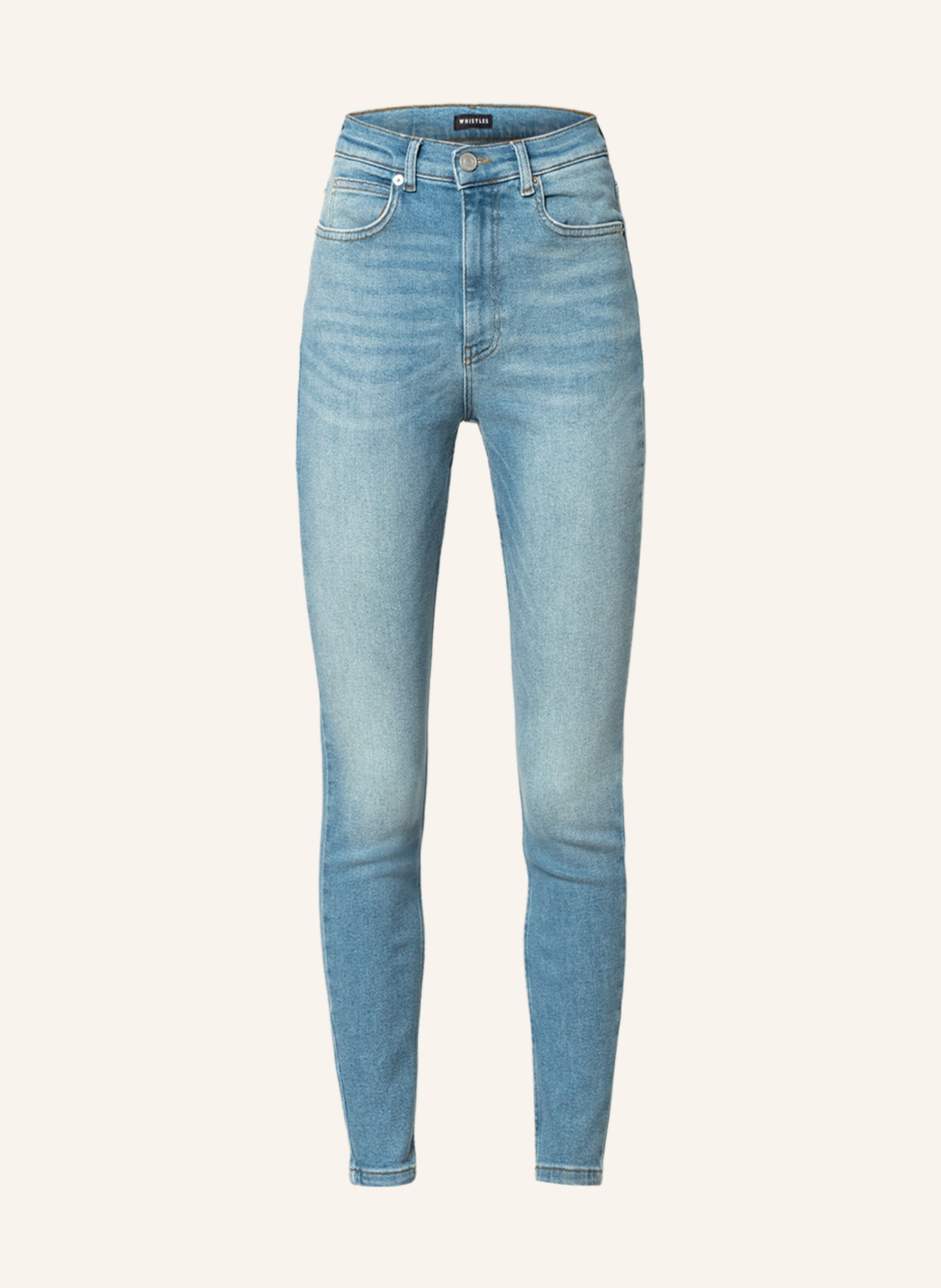 WHISTLES Skinny jeans, Color: 107 Light Wash (Image 1)