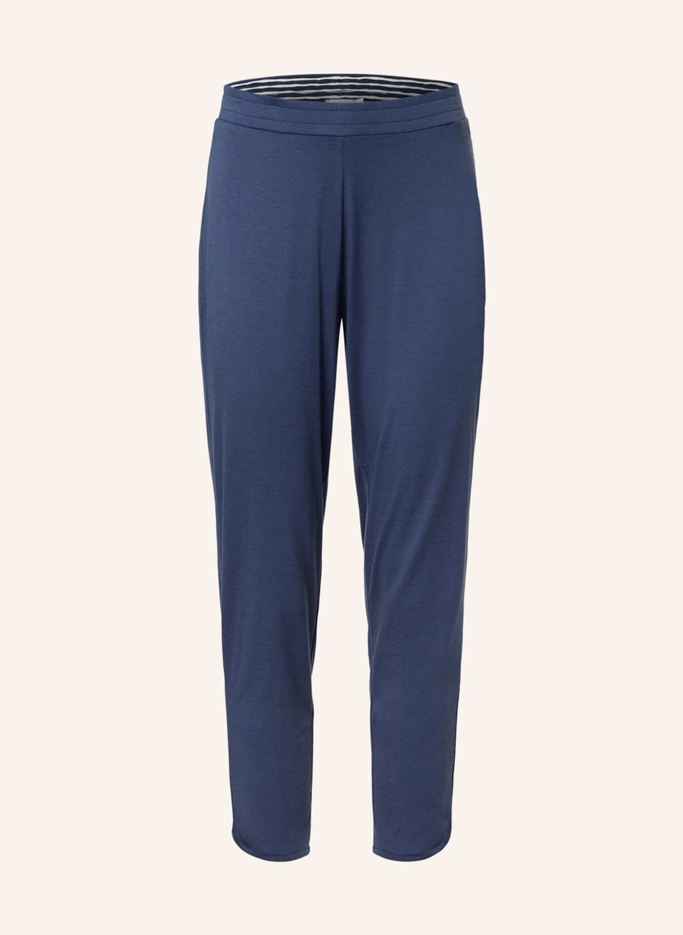 mey 7/8 pajama pants series LIAH, Color: DARK BLUE (Image 1)