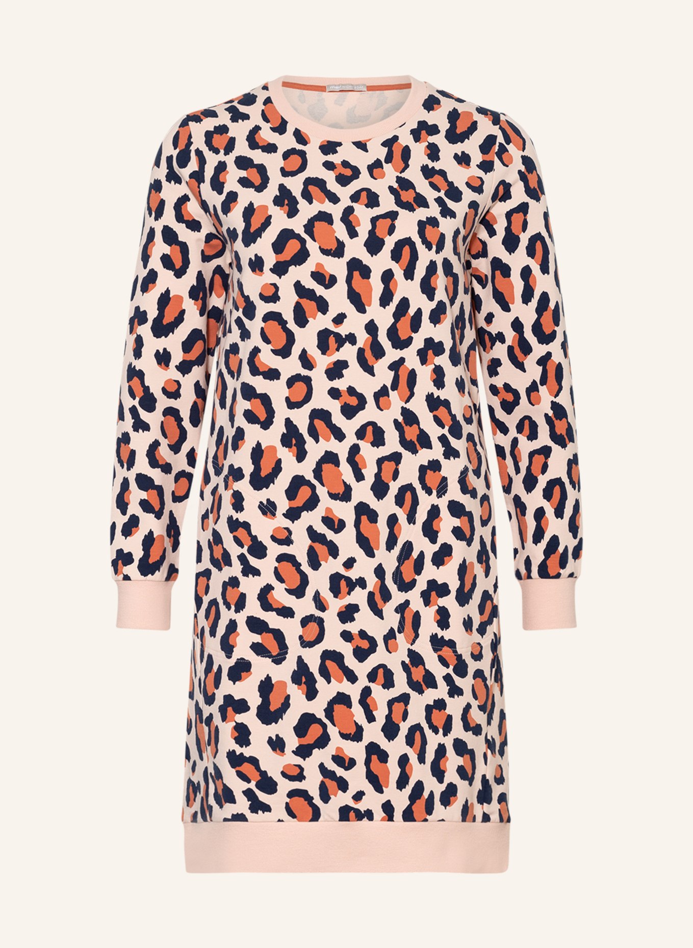 mey Lounge sweater dress series NIGHT2DAY: LIGHT ORANGE / DARK ORANGE