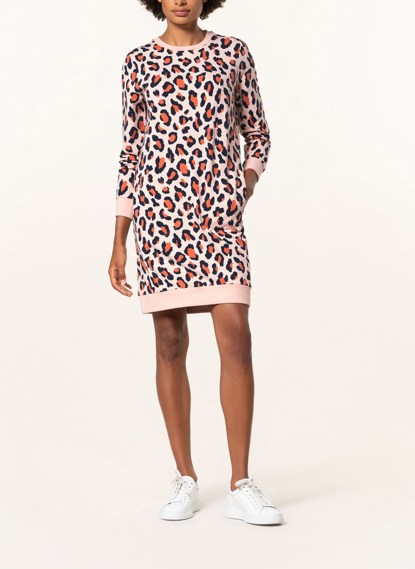 mey Lounge sweater dress series NIGHT2DAY: LIGHT ORANGE / DARK ORANGE