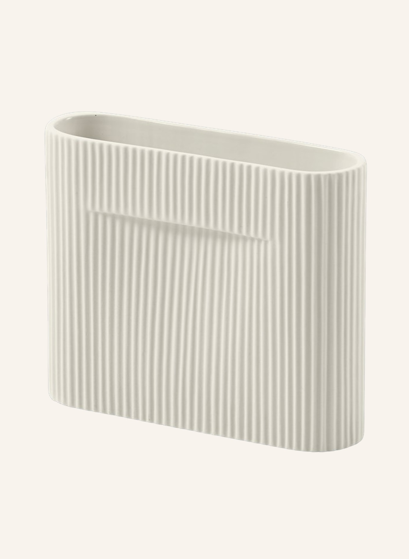 MUUTO Vase RIDGE, Farbe: CREME (Bild 1)
