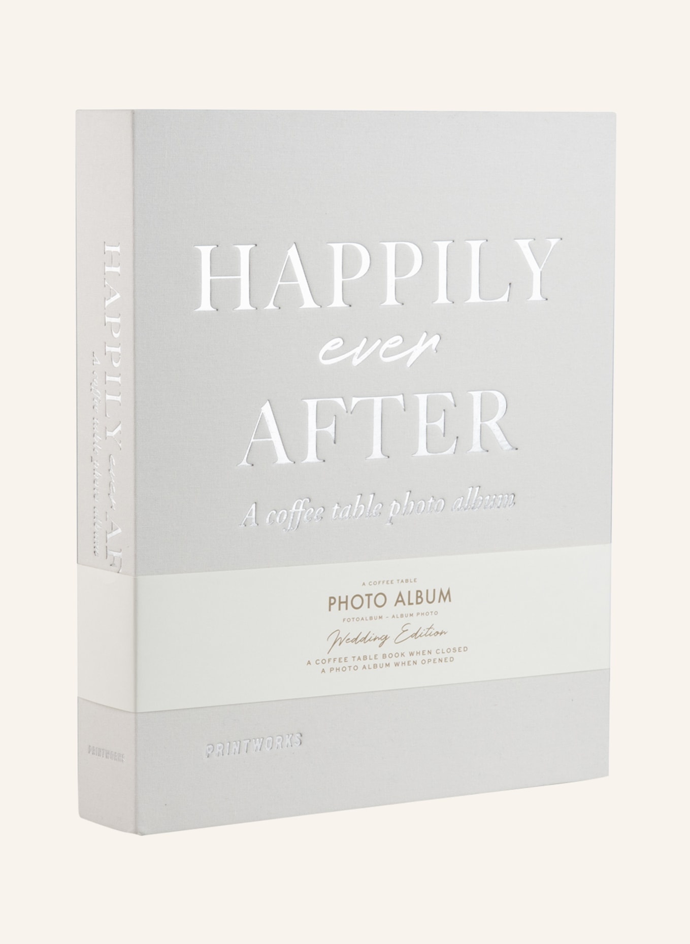 PRINTWORKS Album ze zdjęciami HAPPILY EVER AFTER , Kolor: KREMOWY (Obrazek 2)