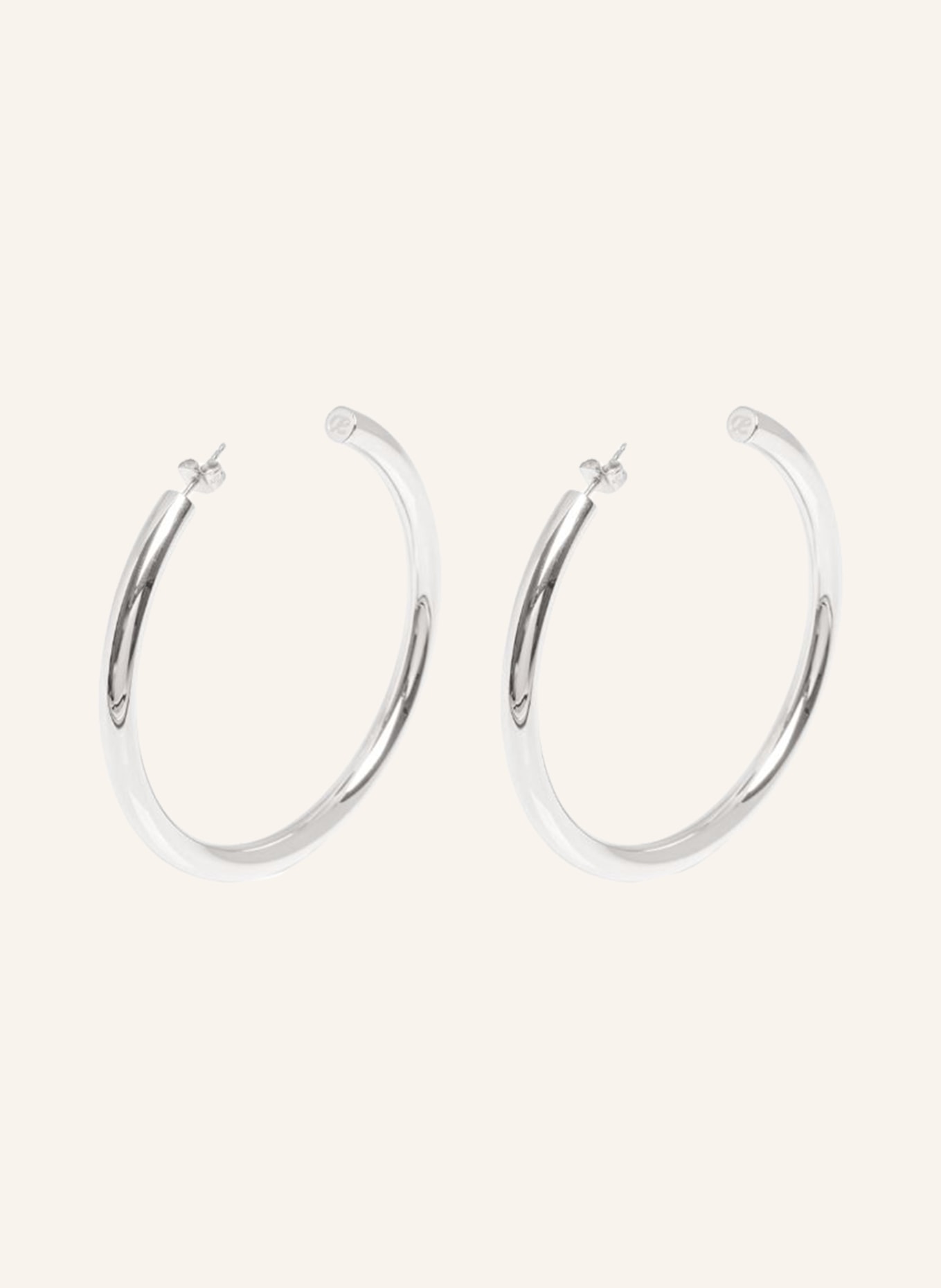 ariane ernst Creole earrings BOLD II, Color: SILVER (Image 1)