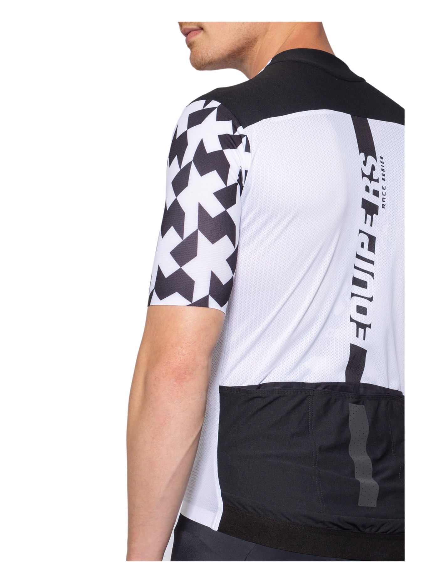 ASSOS Cycling jersey EQUIPE RS AERO, Color: WHITE/ BLACK (Image 4)