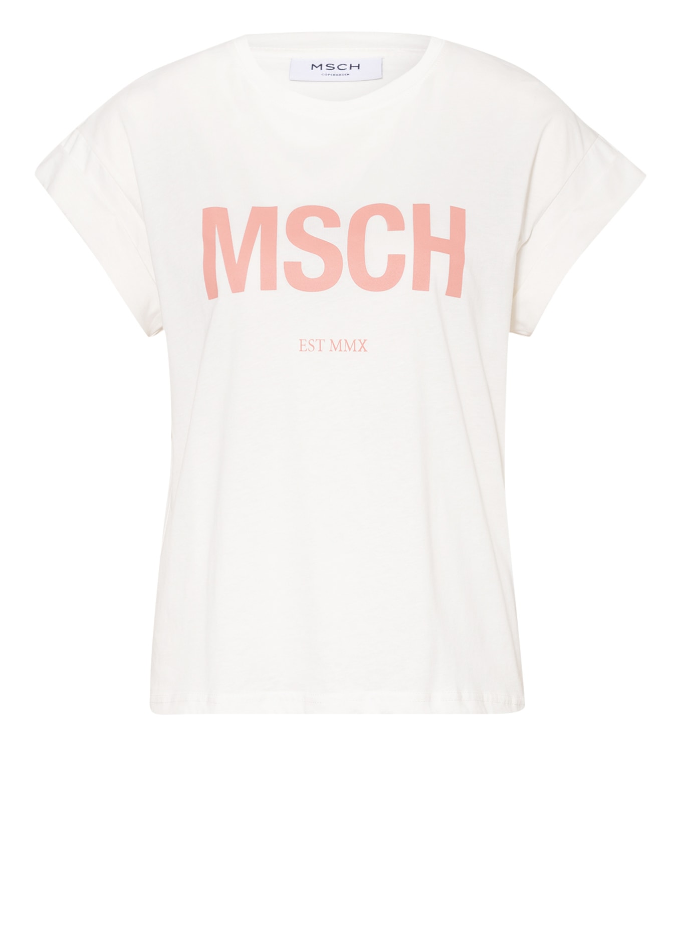 MSCH COPENHAGEN T-shirt ALVA, Kolor: ECRU (Obrazek 1)