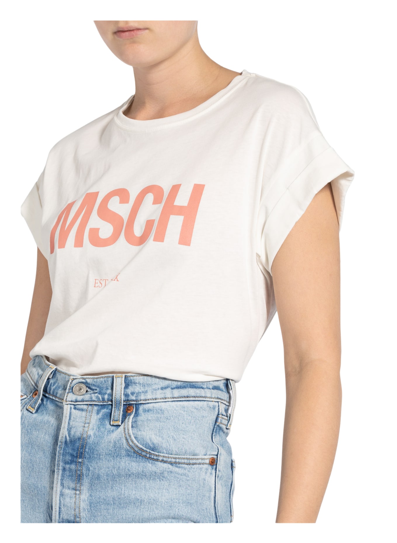 MSCH COPENHAGEN T-shirt ALVA, Color: ECRU (Image 4)