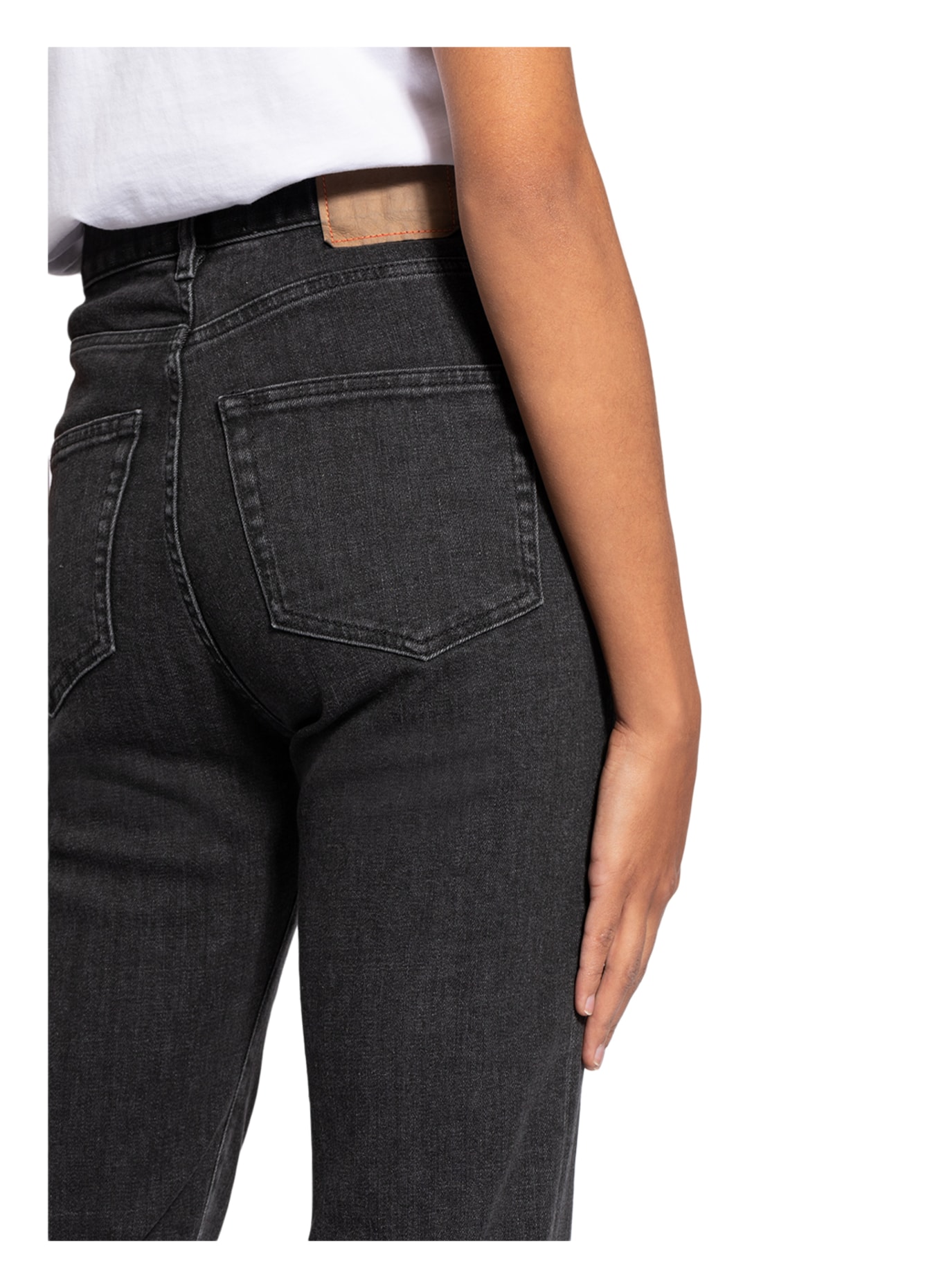 JEANERICA Jeans slim fit in used black black denim