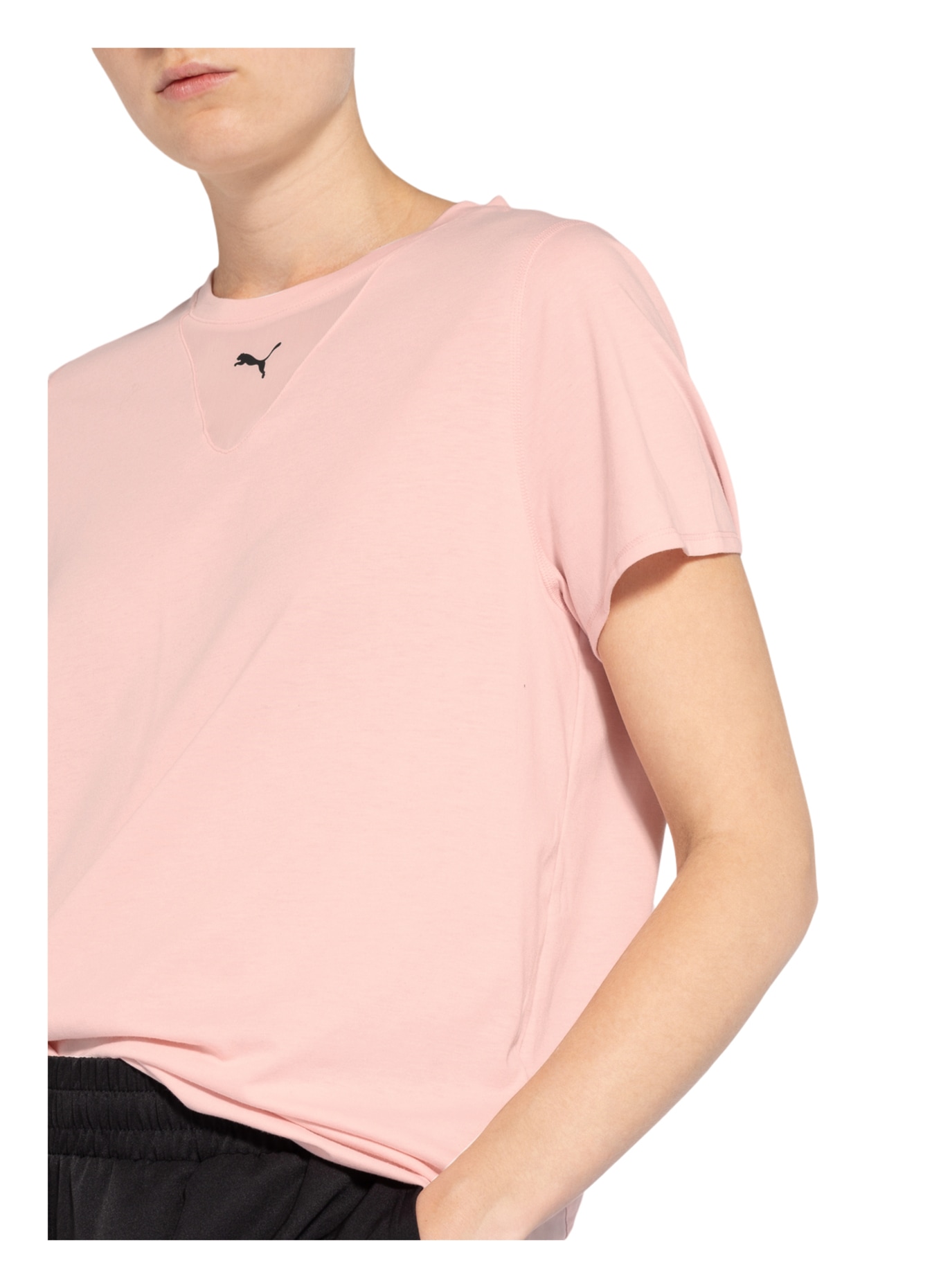 PUMA T-Shirt TRAIN mit Mesh-Einsätzen, Farbe: HELLROSA (Bild 4)