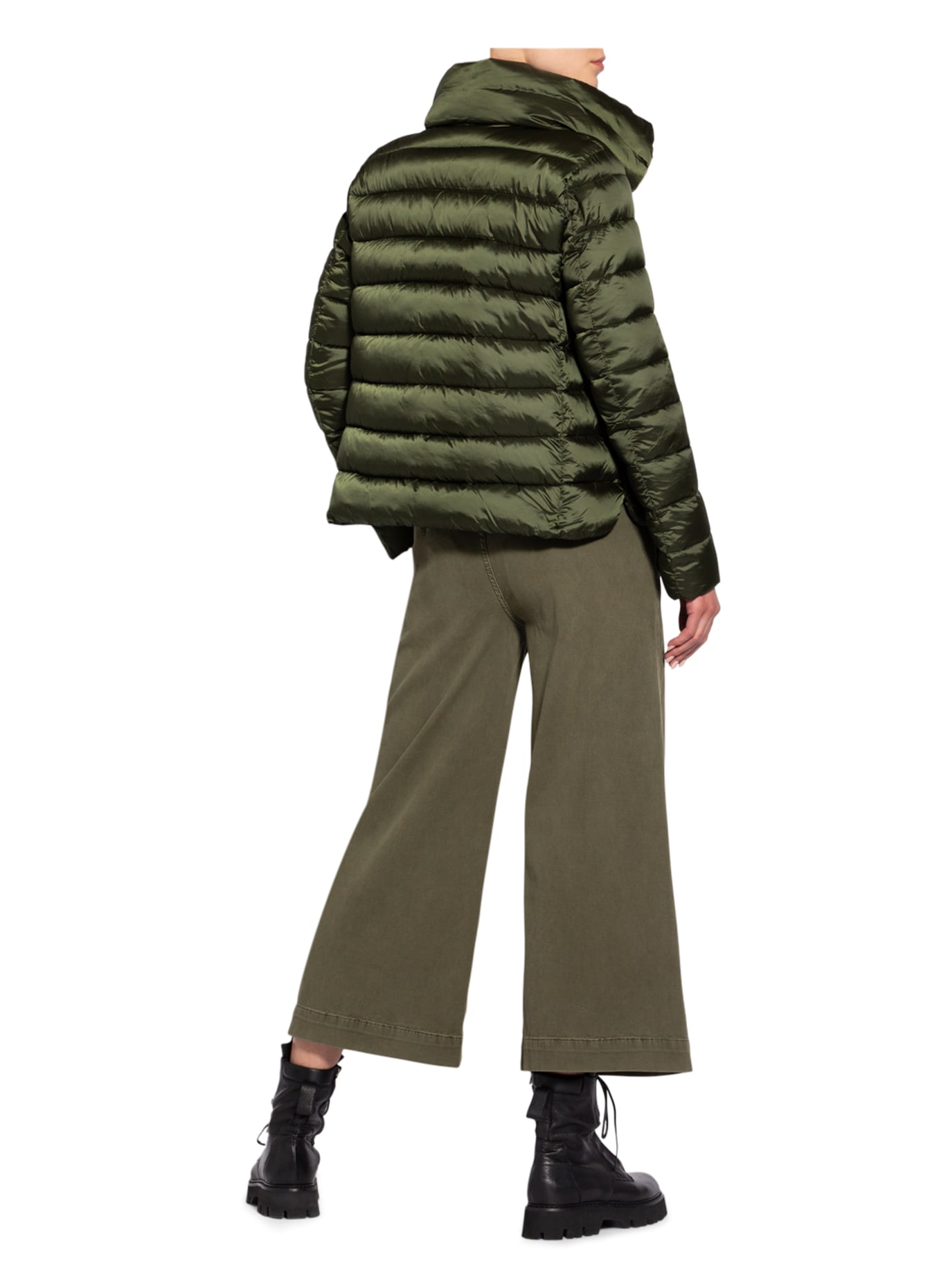 SAVE THE DUCK Quilted jacket IRIS ELSIE, Color: OLIVE (Image 3)