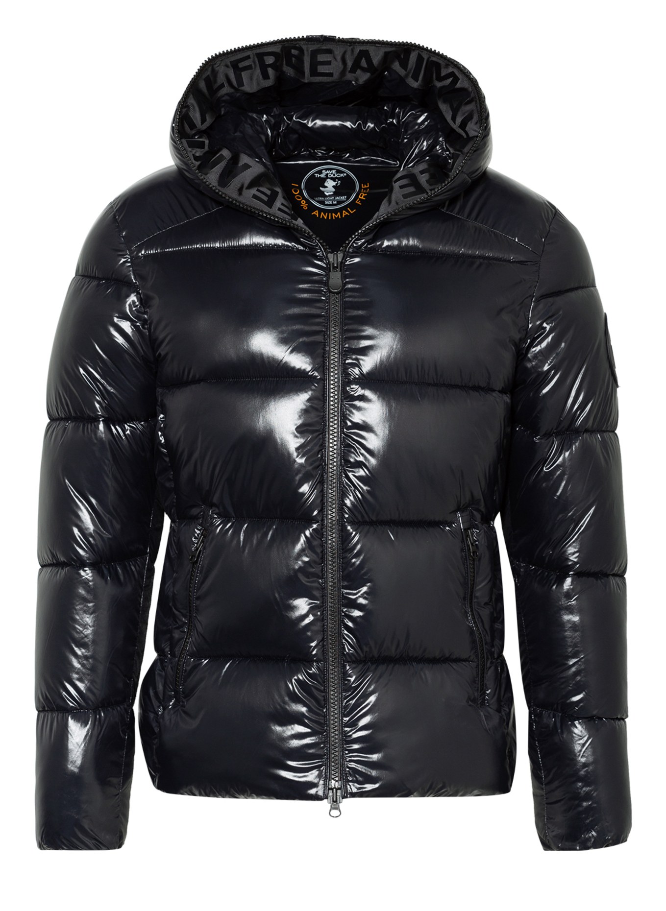 SAVE THE DUCK Quilted jacket LUCK, Color: BLACK (Image 1)