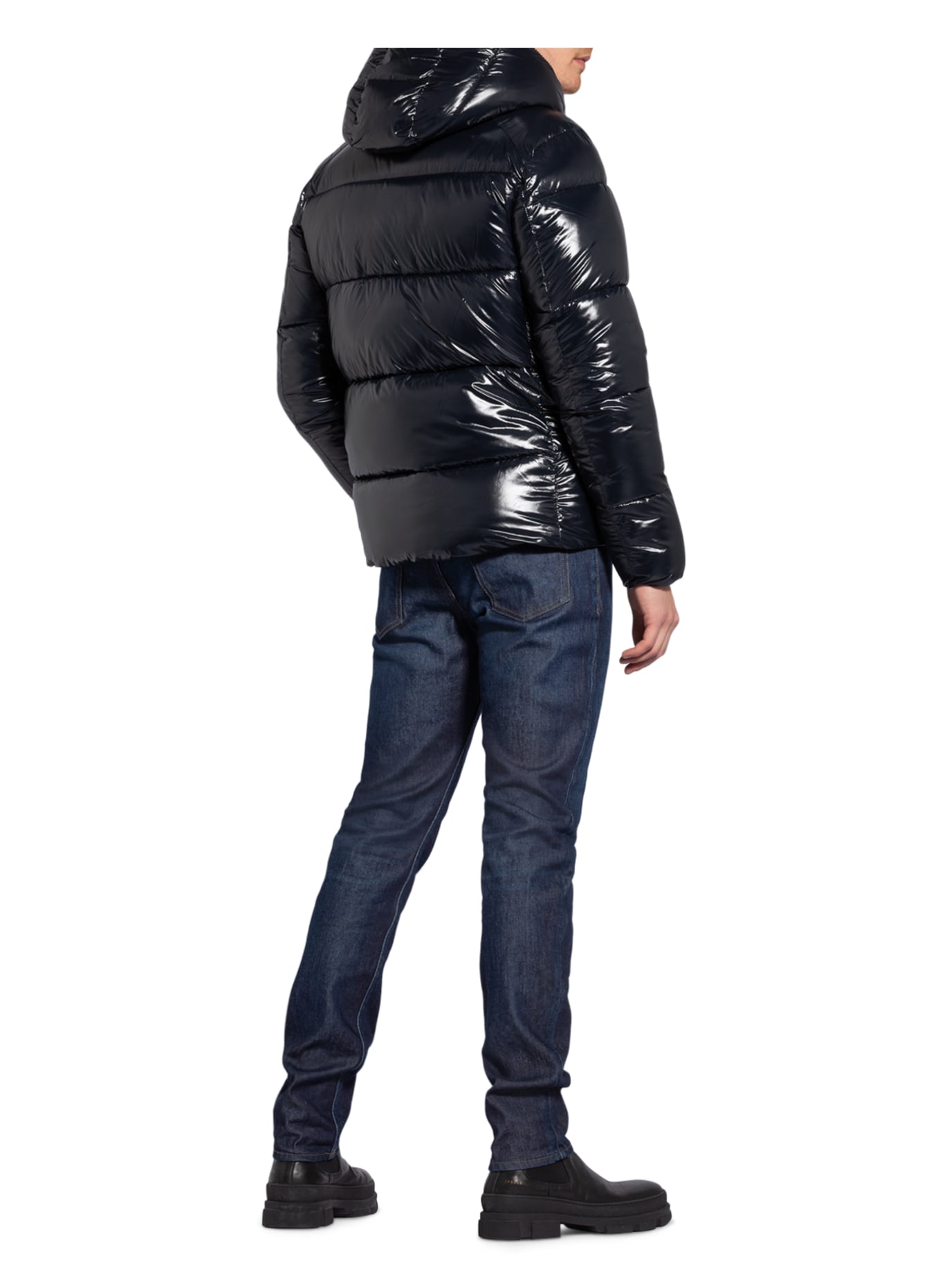 SAVE THE DUCK Quilted jacket LUCK, Color: BLACK (Image 3)