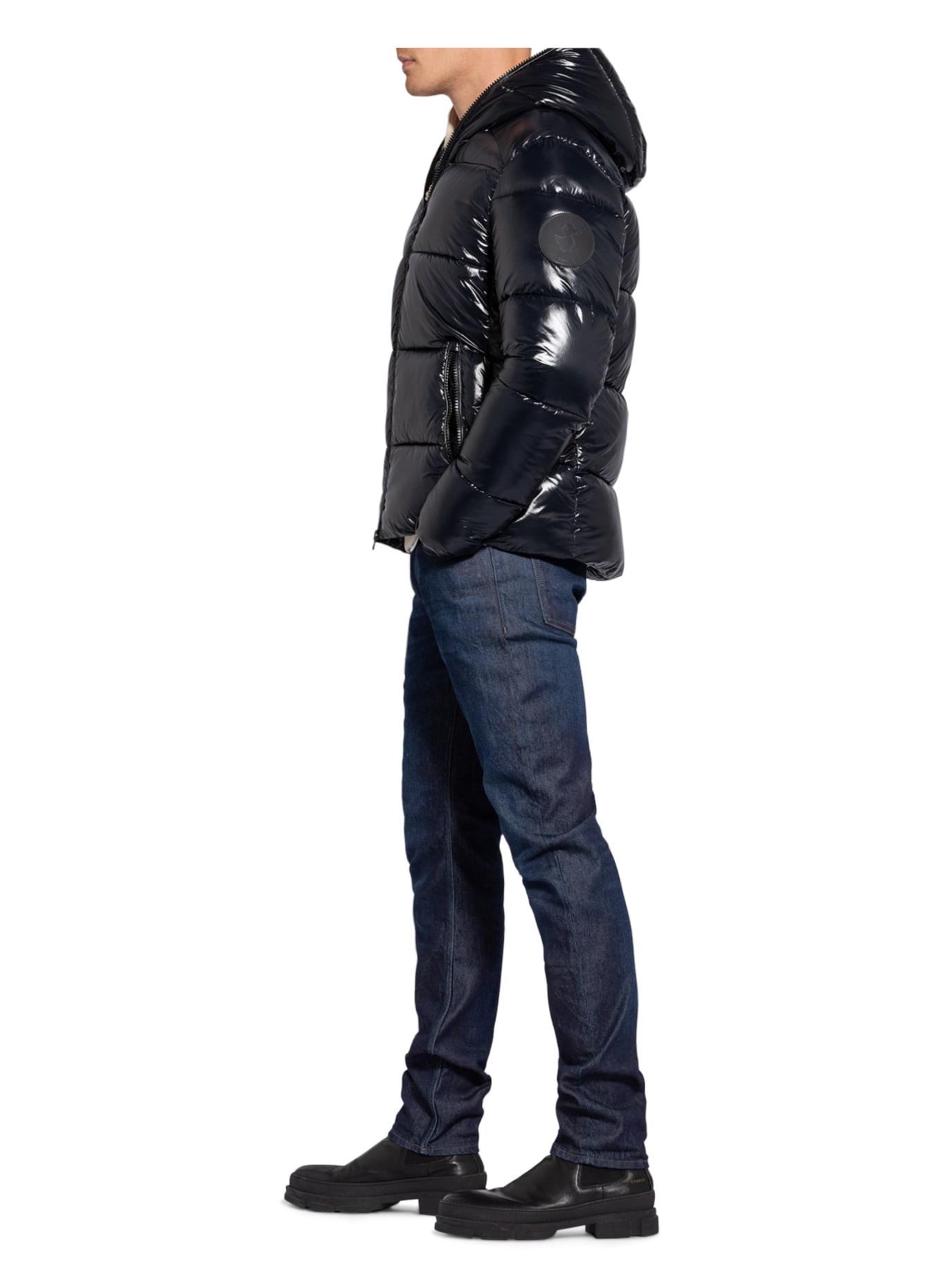 SAVE THE DUCK Quilted jacket LUCK, Color: BLACK (Image 4)