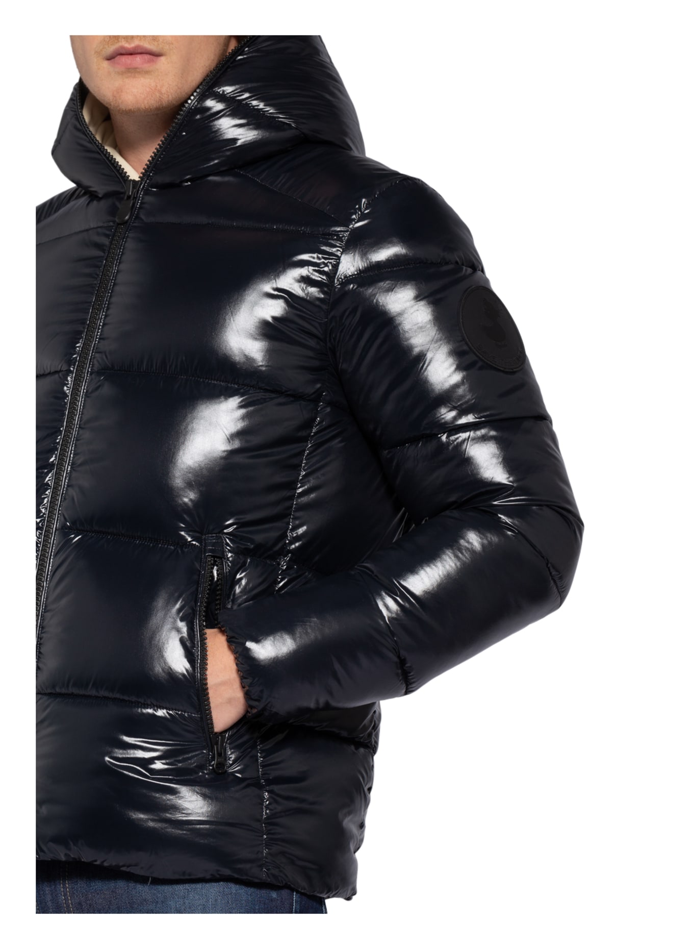 SAVE THE DUCK Quilted jacket LUCK, Color: BLACK (Image 5)