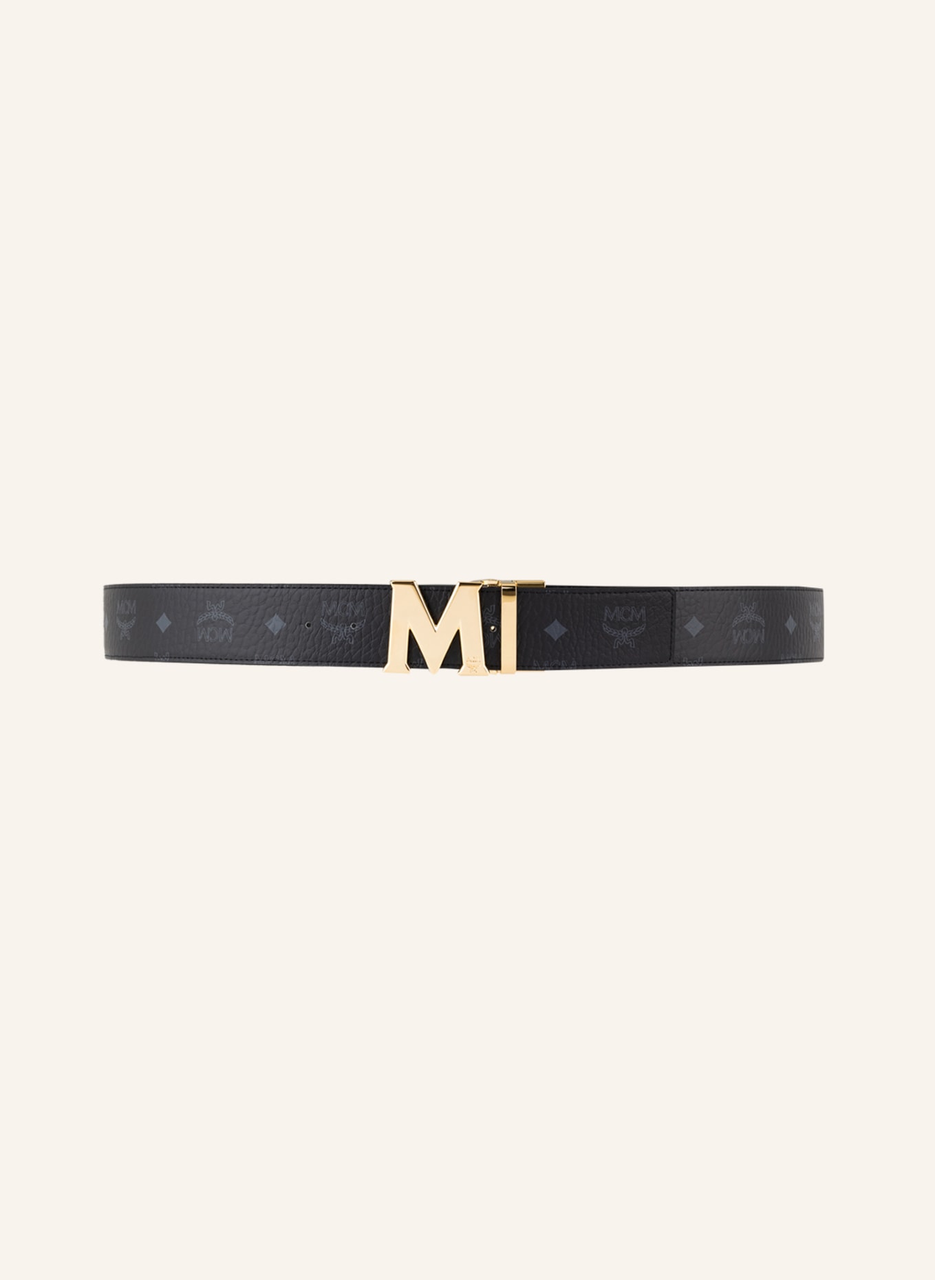MCM Belt CLAUS reversible, Color: BLACK/ GRAY (Image 2)