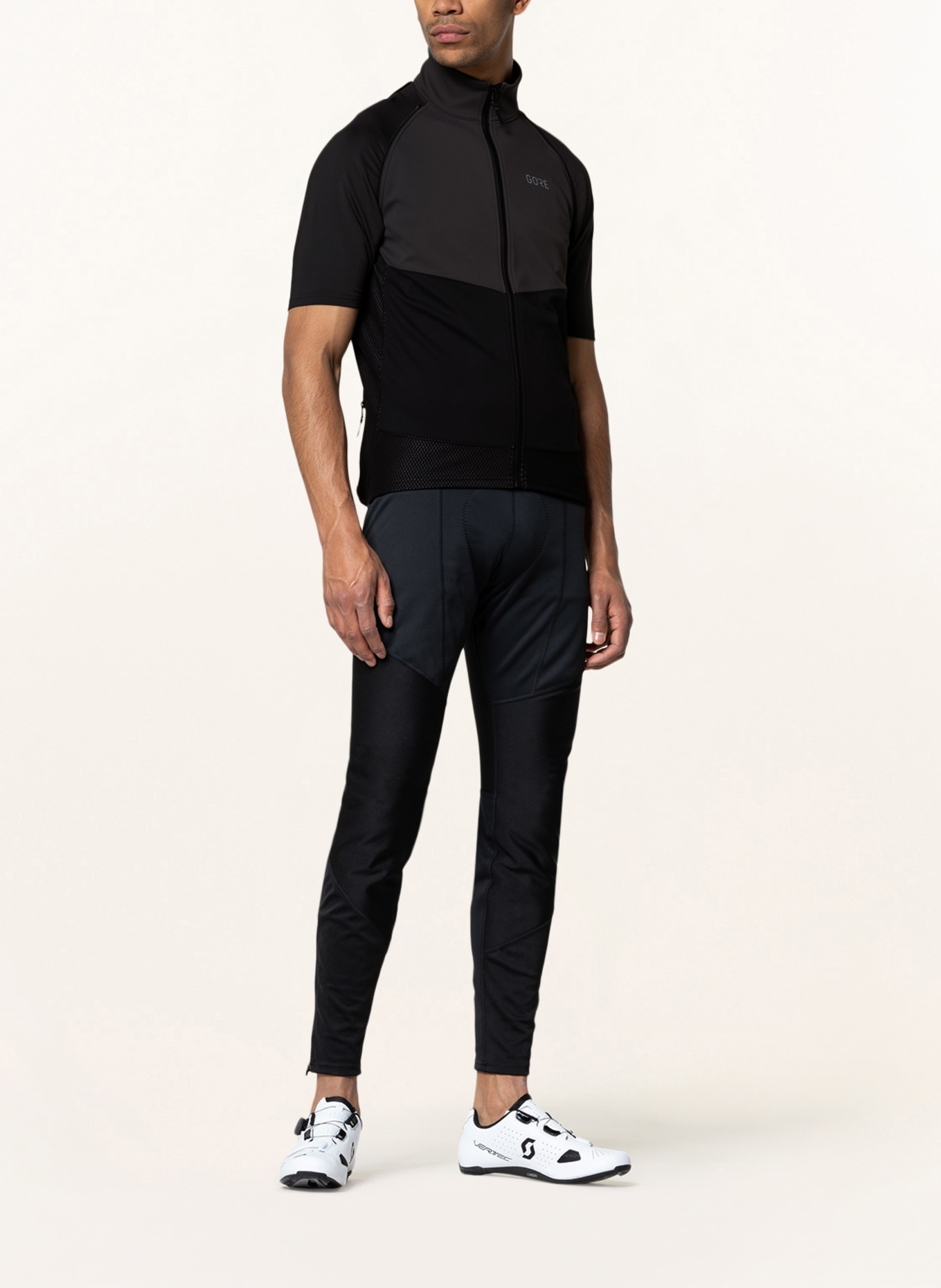 GORE BIKE WEAR Cycling jacket PHANTOM with detachable sleeves, Color: BLACK/ DARK GRAY (Image 2)
