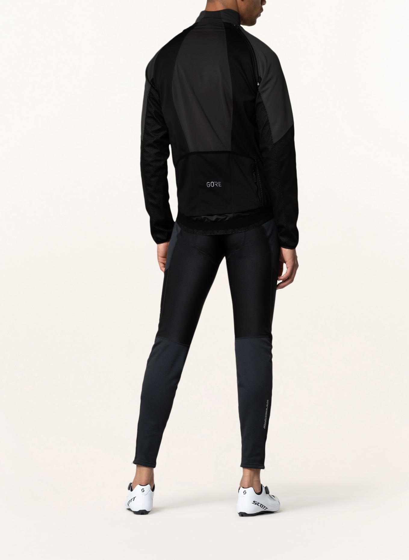 GORE BIKE WEAR Cycling jacket PHANTOM with detachable sleeves, Color: BLACK/ DARK GRAY (Image 4)