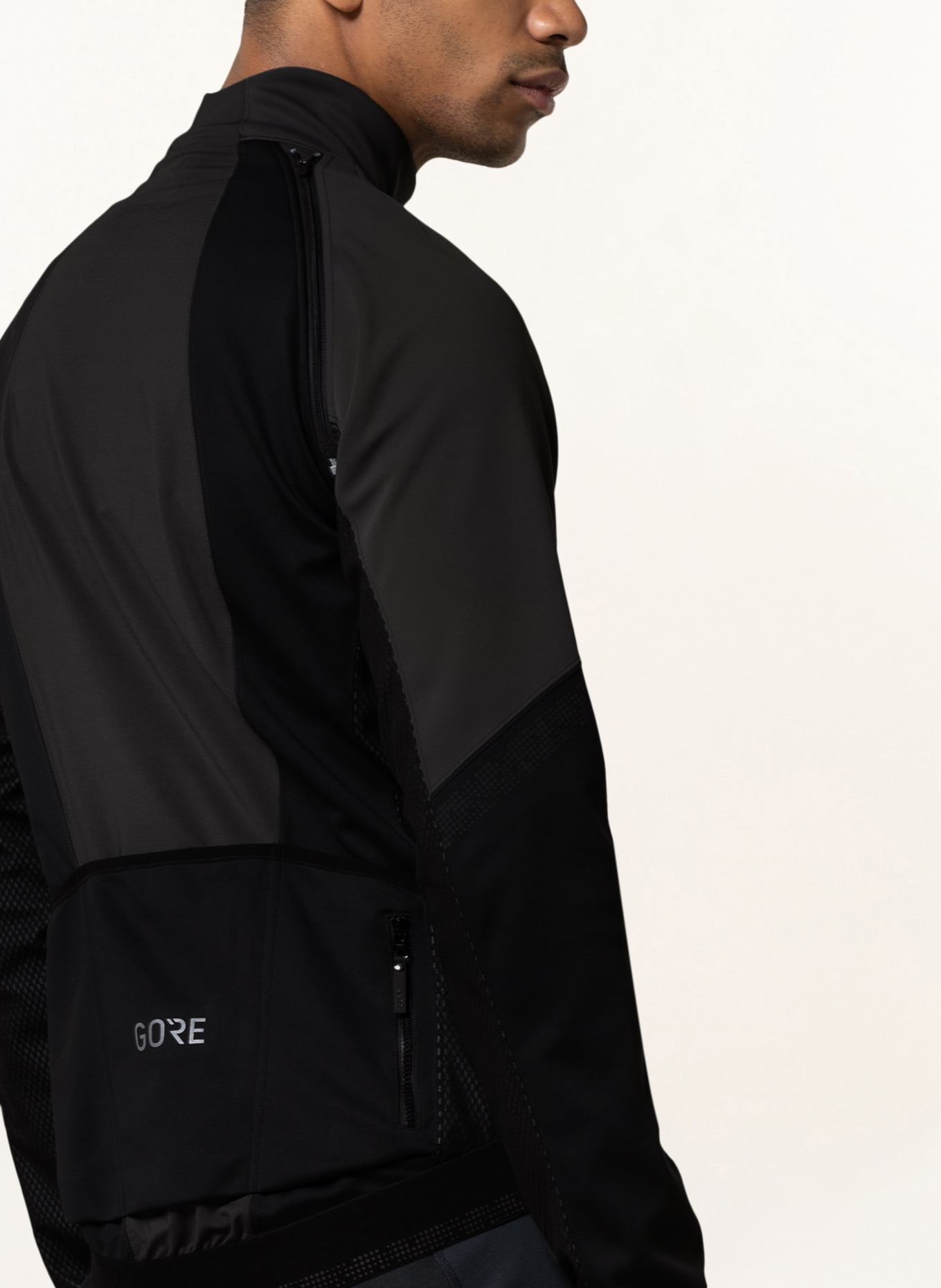 GORE BIKE WEAR Cycling jacket PHANTOM with detachable sleeves, Color: BLACK/ DARK GRAY (Image 5)