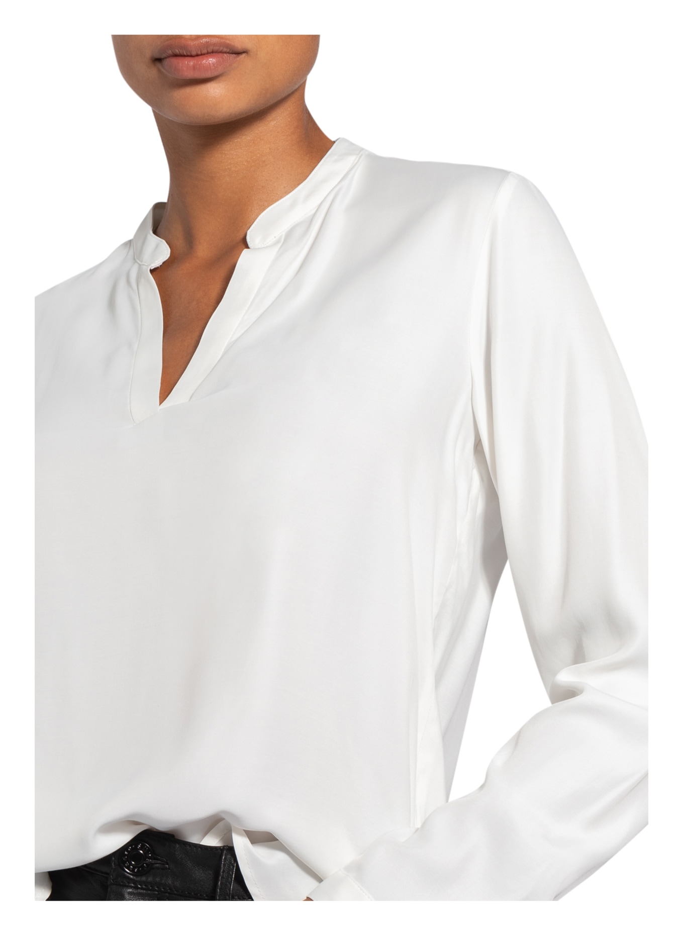 ETERNA Blouse-style shirt, Color: WHITE (Image 4)