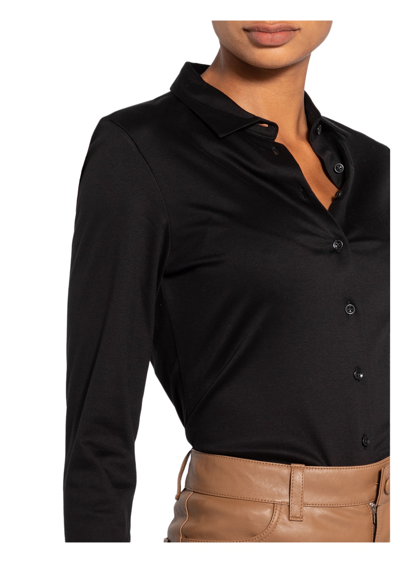 ETERNA Shirt blouse, Color: BLACK (Image 4)
