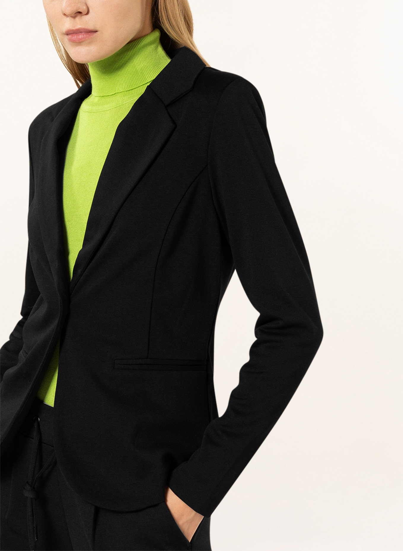 ICHI Jersey blazer IHKATE, Color: BLACK (Image 4)