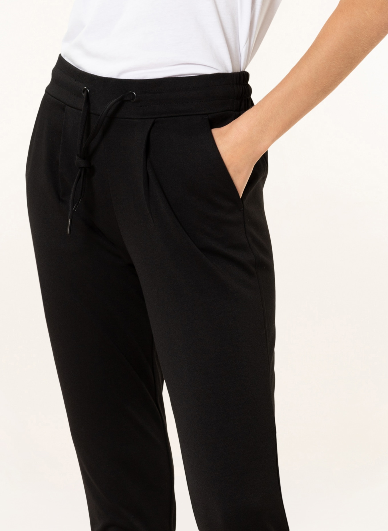 ICHI Pants IHKATE in jogger style, Color: BLACK (Image 5)