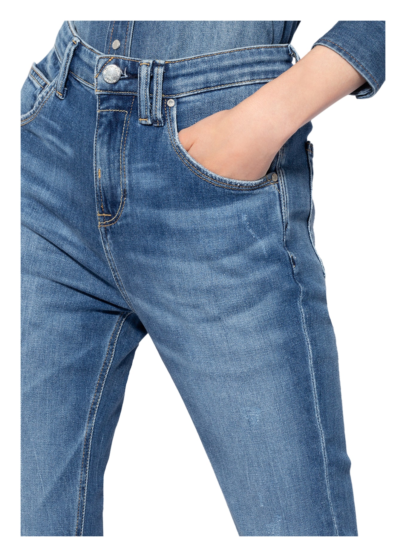 Marc O'Polo DENIM Boyfriend jeans, Color: P93 multi/ mid blue marble (Image 5)