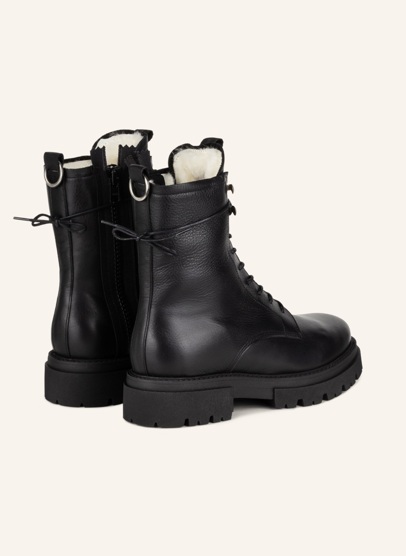 BLACKSTONE Lace-up boots UL85, Color: BLACK (Image 2)