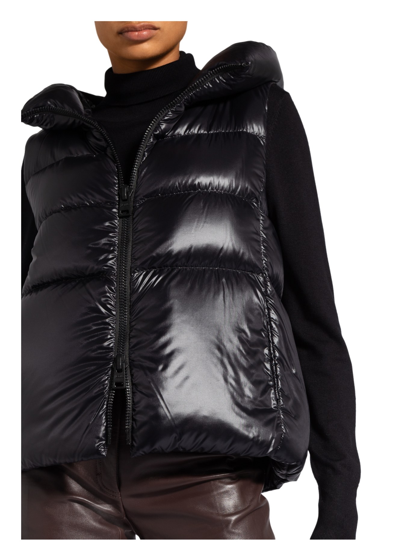 HERNO Lightweight down vest, Color: BLACK (Image 5)