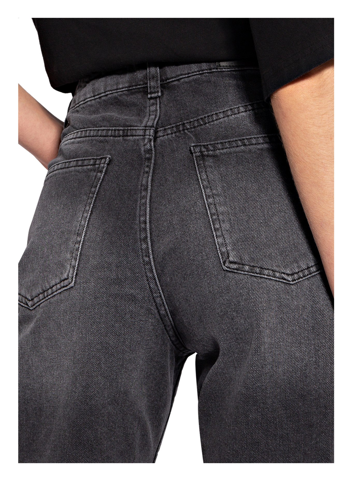 KARO KAUER Szorty jeansowe LULU, Kolor: 880 anthrazit (Obrazek 5)